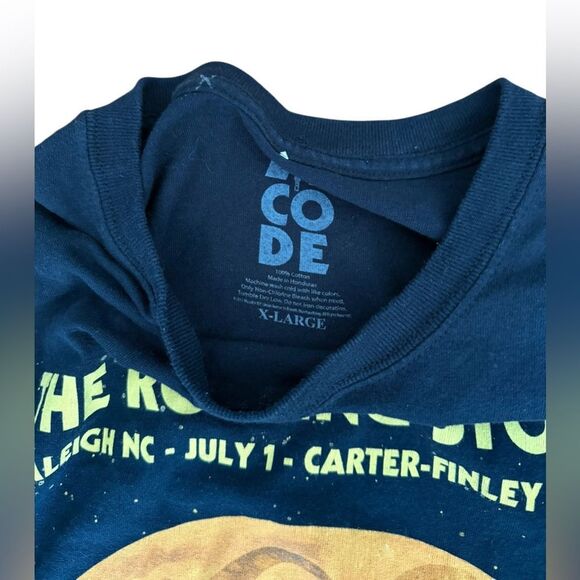 Rolling Stones 2015 Tour XL Shirt Carter Finley Stadium NCSU Raleigh zip code - Picture 3 of 6